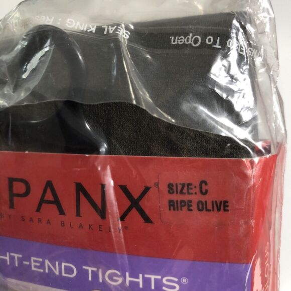 Spanx Tight-End Tights Women’s C Green Ripe Olive Original Opaque Shaping New - Picture 3 of 9